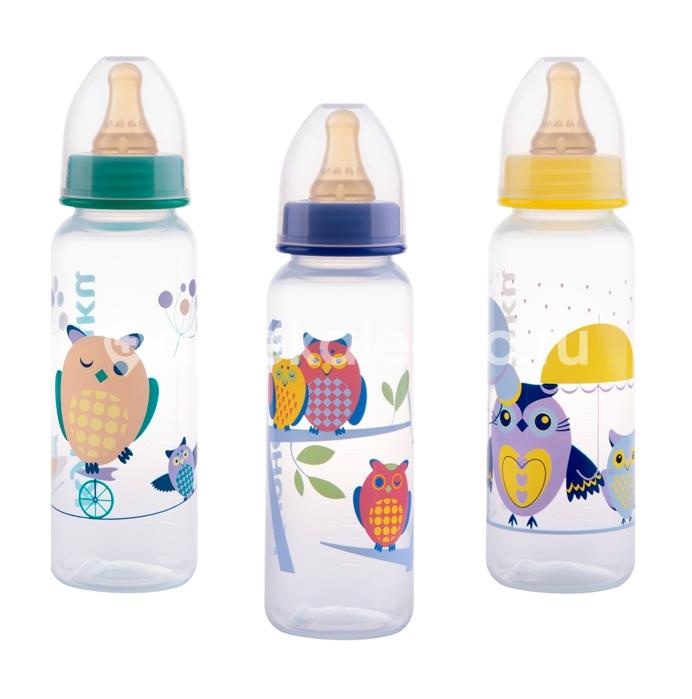 Курносики бутылочка полипропиленовая с латексной соской 0+ 250 мл/11006 Курносики бутылочка полипропиленовая с латексной соской 0+ 250 мл/11006 - 2