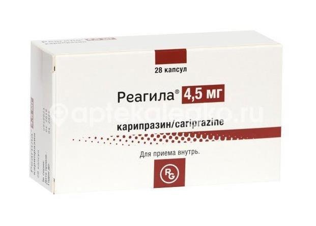 Изображение Реагила 4,5мг 28шт. капсулы Реагила 4,5мг 28шт. капсулы Гедеон Рихтер А.О