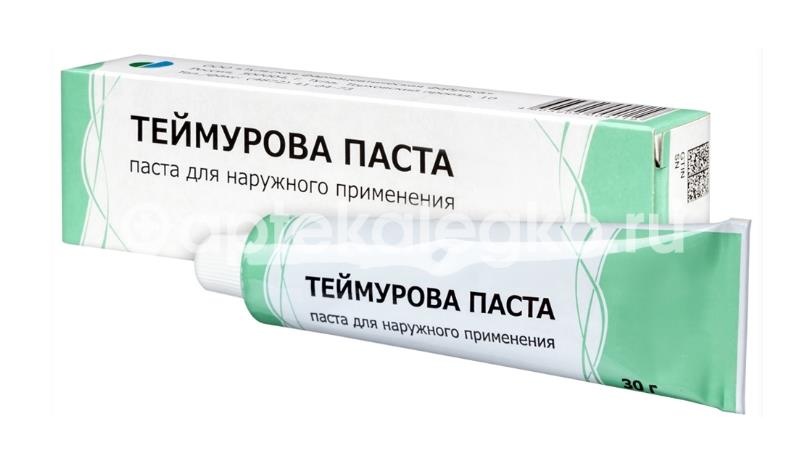 Теймурова 1шт. паста для наружного применения 30г. Теймурова 1шт. паста для наружного применения 30г. - 1