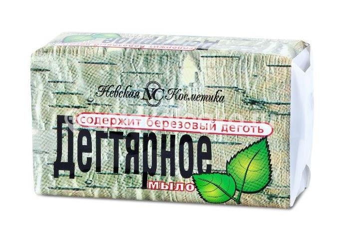 Изображение Мыло дегтярное туалетное 140г. /нк/невская косметика/ МЫЛО ДЕГТЯРНОЕ ТУАЛЕТНОЕ 140Г. /НК/НЕВСКАЯ КОСМЕТИКА/ НЕВСКАЯ КОСМЕТИКА
