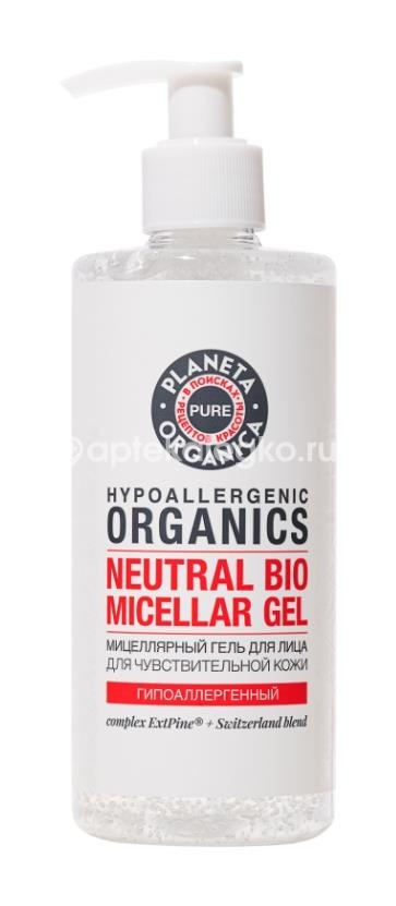 Planeta organica pure мицеллярный гель для умывания свежесть и комфорт 300мл Planeta organica pure мицеллярный гель для умывания свежесть и комфорт 300мл - 1
