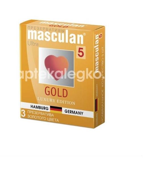 Изображение Маскулан презерватив ультра 5 утонченный золотой цвет №3 МАСКУЛАН ПРЕЗЕРВАТИВ УЛЬТРА 5 УТОНЧЕННЫЙ ЗОЛОТОЙ ЦВЕТ №3 M.P.I. Pharmaceutica GmbH