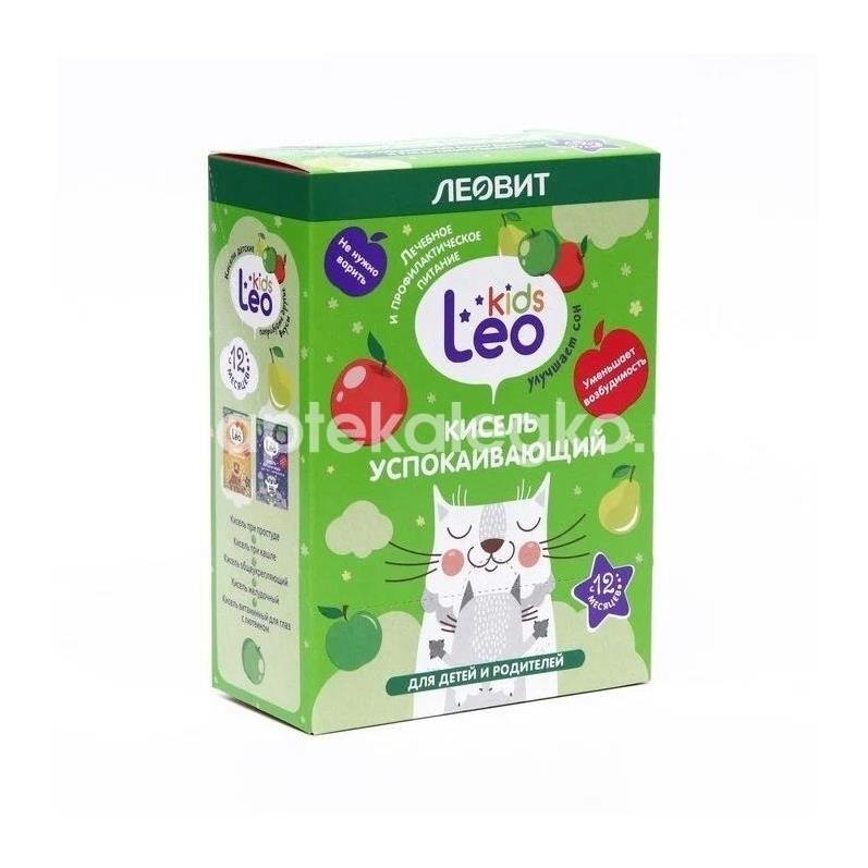 Леовит leo kids кисель для детей успокаивающий 12г 5 шт пакеты Леовит leo kids кисель для детей успокаивающий 12г 5 шт пакеты - 3