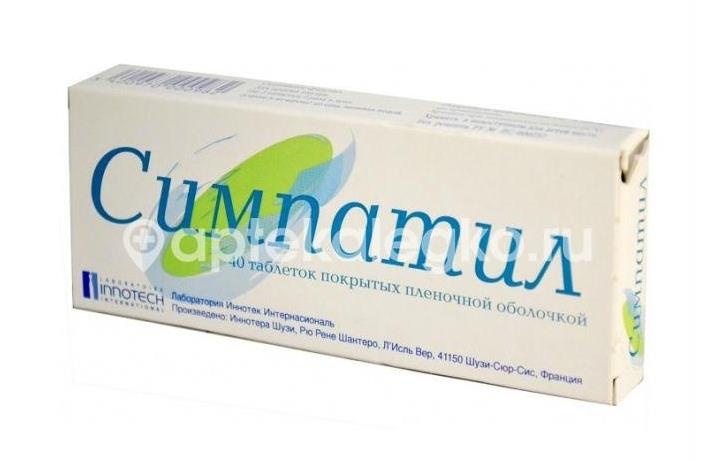 Симпатил №40 таб. п/п/о Симпатил №40 таб. п/п/о - 2