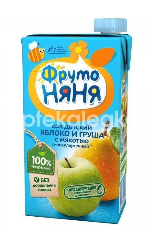 Изображение Фрутоняня нектар (сок) 500мл. яблоко + груша мяк. б/сах. ФРУТОНЯНЯ НЕКТАР (СОК) 500МЛ. ЯБЛОКО + ГРУША МЯК. Б/САХ. ПРОГРЕСС МГП ФГУП