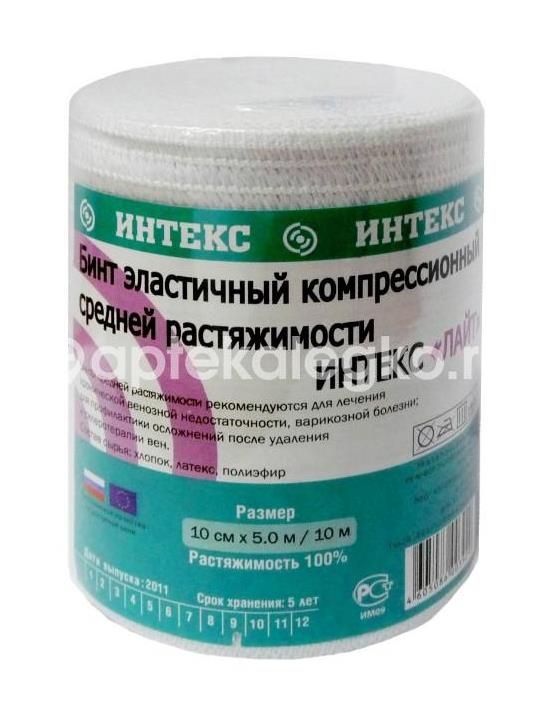 Интекс лайт бинт эласт. компрес. ср 1мх10см Интекс лайт бинт эласт. компрес. ср 1мх10см - 1