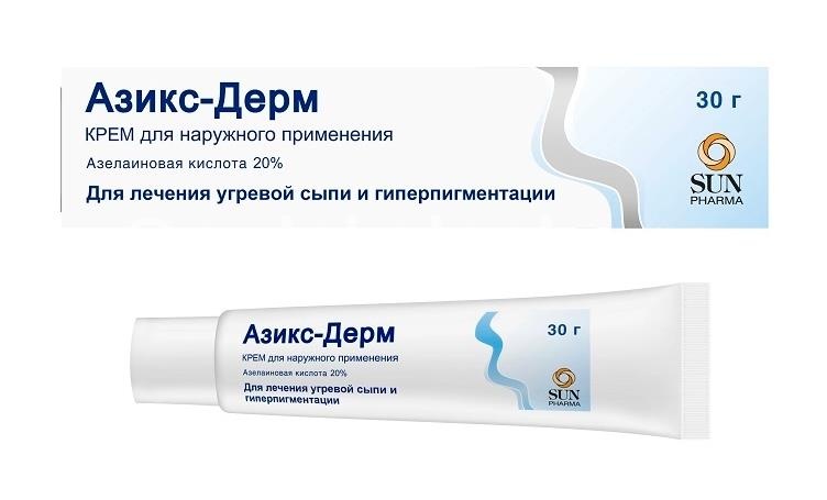 Азикс-дерм 20% 30г крем для наружного применения Азикс-дерм 20% 30г крем для наружного применения - 3