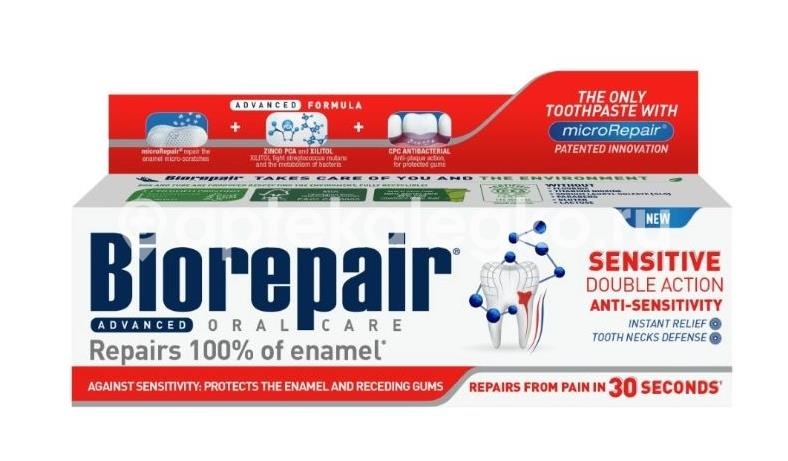 Биорепаир зубная паста сенситив двойное действие 75мл Биорепаир зубная паста сенситив двойное действие 75мл - 1