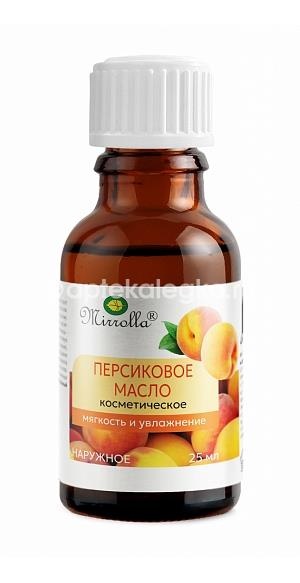 Изображение Мирролла масло персика косметическое 25мл Мирролла масло персика косметическое 25мл МИРРА ООО