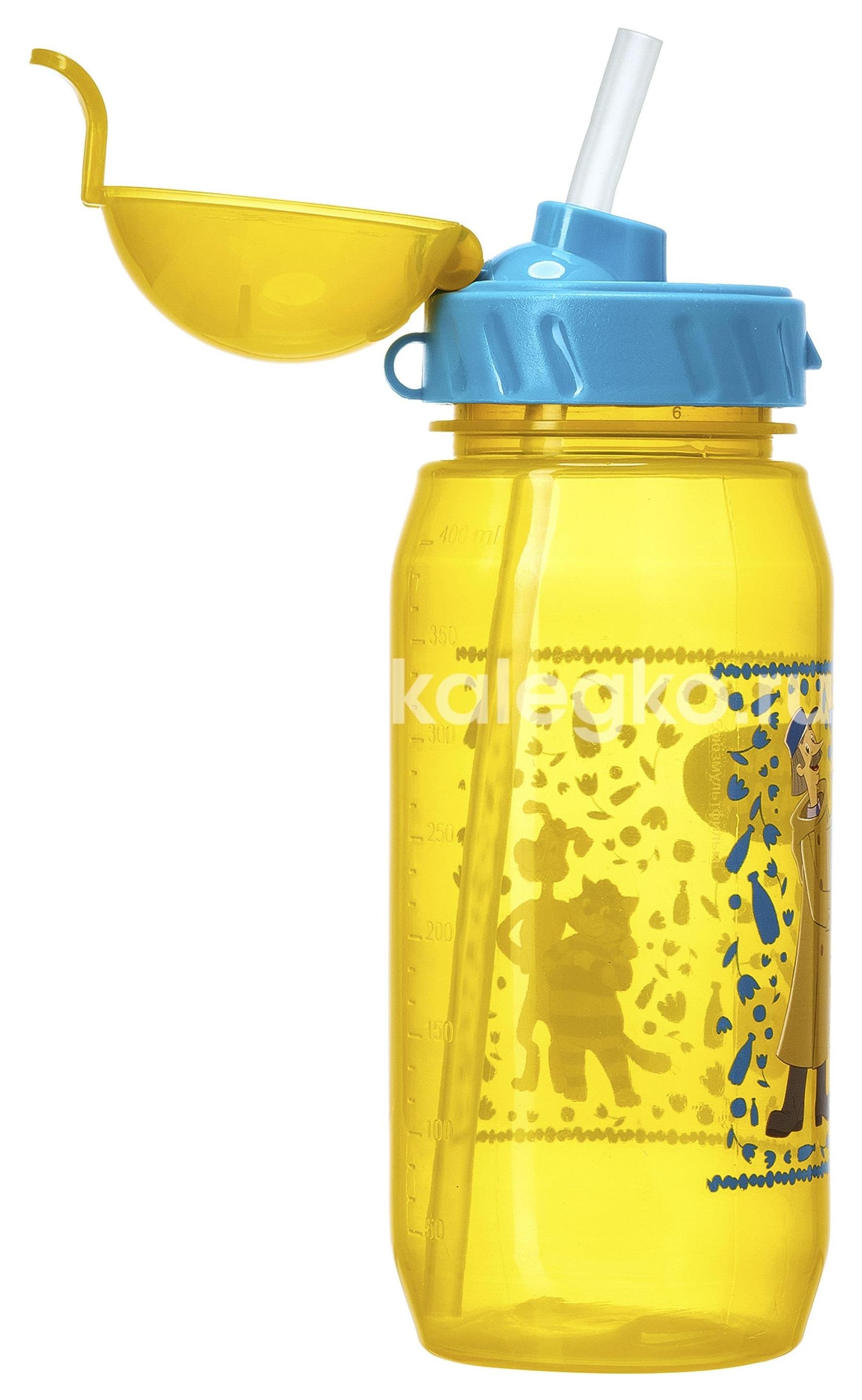 Мама тама поильник с трубочкой простоквашино 12 + желт. 400мл. /арт.мт/011/ Мама тама поильник с трубочкой простоквашино 12 + желт. 400мл. /арт.мт/011/ - 1