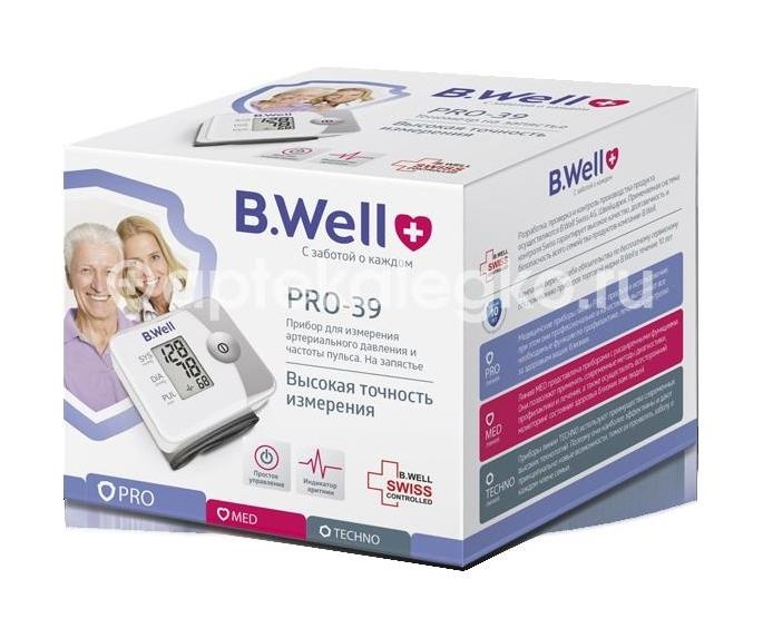 B.well тонометр pro-39 автомат на запястье B.well тонометр pro-39 автомат на запястье - 1