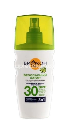 Изображение Биокон спрей для безопасного загара детский 3в1 spf30 160мл Биокон спрей для безопасного загара детский 3в1 SPF30 160мл Биокон ООО МНПО