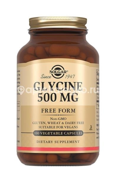 Изображение Солгар глициниум 500мг 100шт. капсулы Солгар глициниум 500мг 100шт. капсулы СОЛГАР ВИТАМИН (SOLGAR VITAMIN AND HERB)