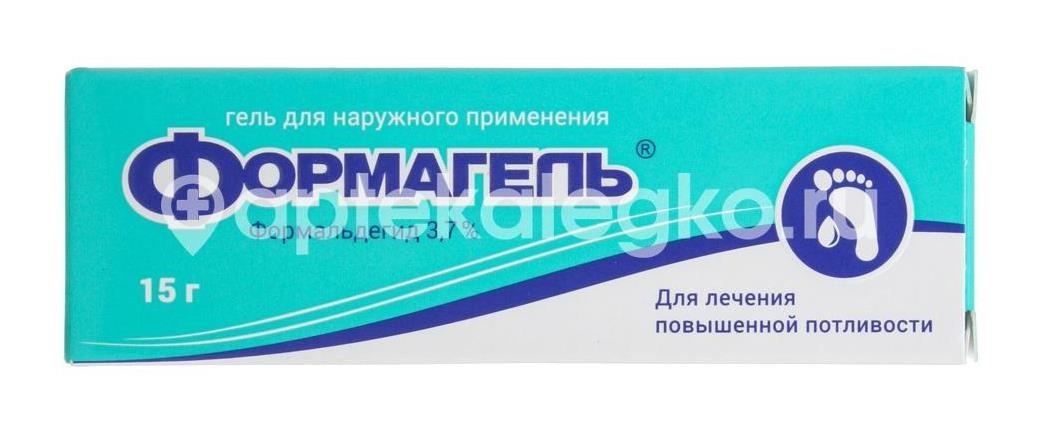 Формагель 3,7% гель для наружного применения 15г. туба Формагель 3,7% гель для наружного применения 15г. туба - 1