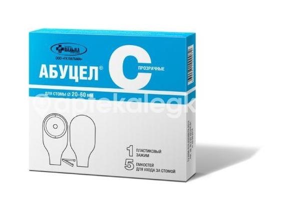 Абуцел - с калоприемник полимерный запахонепроницаемый №5 20 - 60мм. Абуцел - с калоприемник полимерный запахонепроницаемый №5 20 - 60мм. - 1
