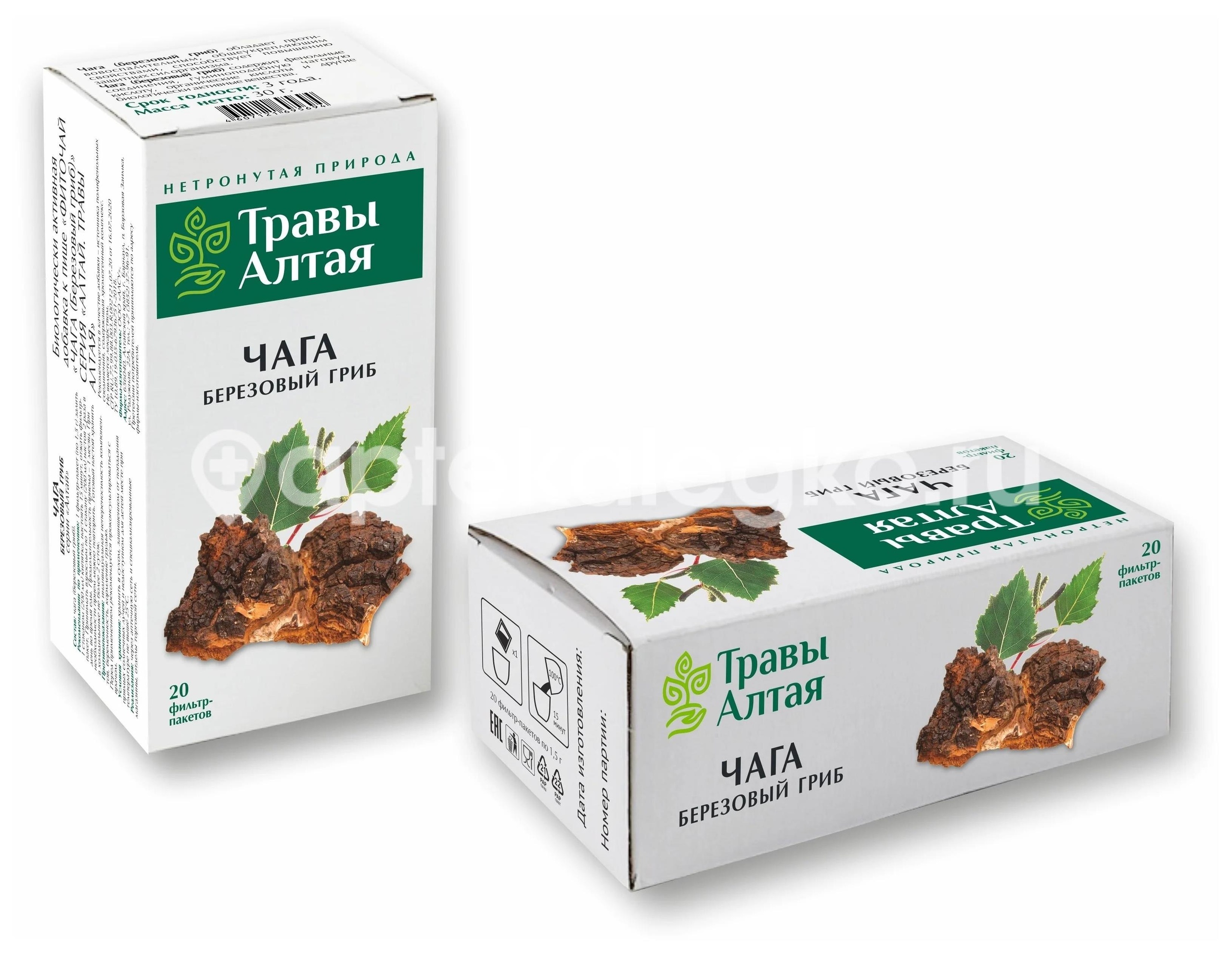 Чага 1,5г. №20 пак. Чага 1,5г. №20 пак. - 1