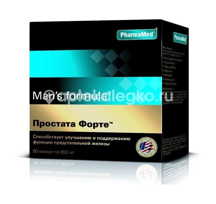 Мен-с формула простата форте 60шт. капсулы массой 650 мг Мен-с формула простата форте 60шт. капсулы массой 650 мг - 1