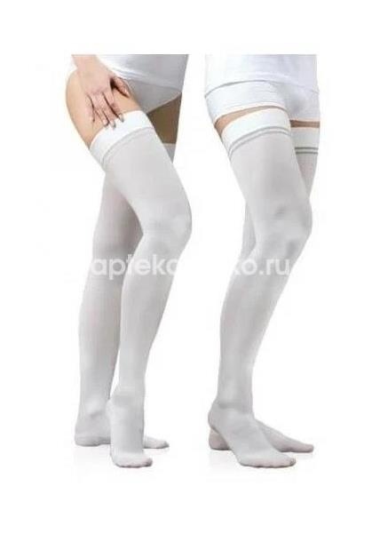 Тонус чулки мед. а/эмбол. 0403 i компрес. рост 2 р.5 бел Тонус чулки мед. а/эмбол. 0403 i компрес. рост 2 р.5 бел - 1