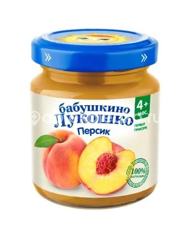 Бабушкино лукошко пюре персик 100г. Бабушкино лукошко пюре персик 100г. - 1