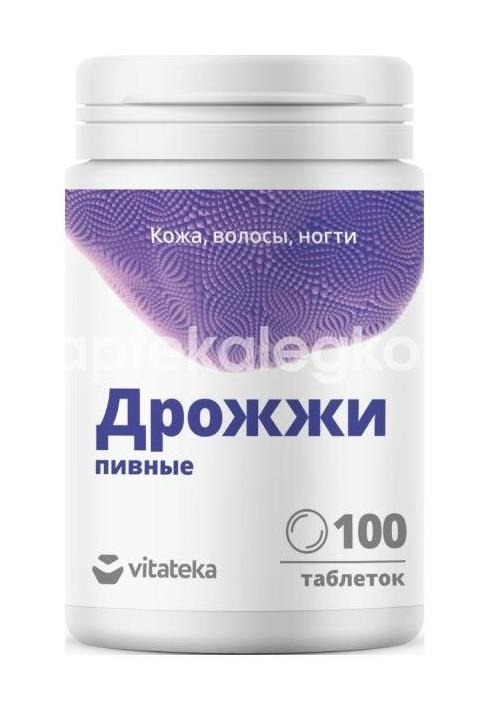 Изображение Витатека дрожжи пивные 100шт. таблетки ВИТАТЕКА ДРОЖЖИ ПИВНЫЕ 100шт. таблетки БИОТЕРРА ООО