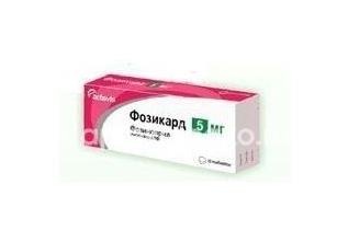 Изображение Фозикард 5мг. 28шт. таблетки Фозикард 5мг. 28шт. таблетки Актавис АО