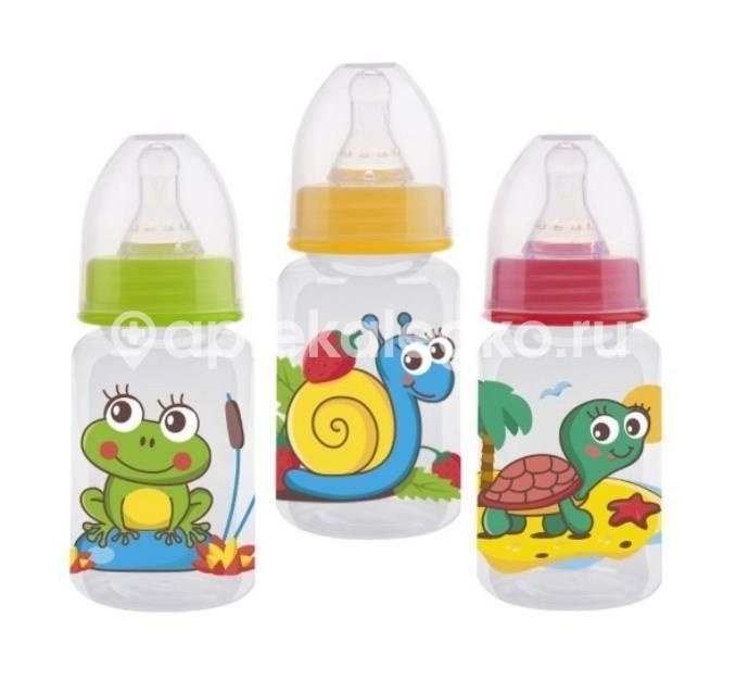Курносики бутылочка полипропиленовая с силиконовой соской 0+ 125 мл/11102 Курносики бутылочка полипропиленовая с силиконовой соской 0+ 125 мл/11102 - 2