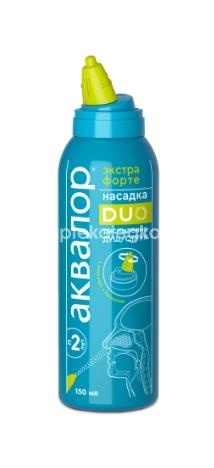 Аквалор экстра форте дуо с алоэ вера и ромашкой душ/струя 150мл Аквалор экстра форте дуо с алоэ вера и ромашкой душ/струя 150мл - 2