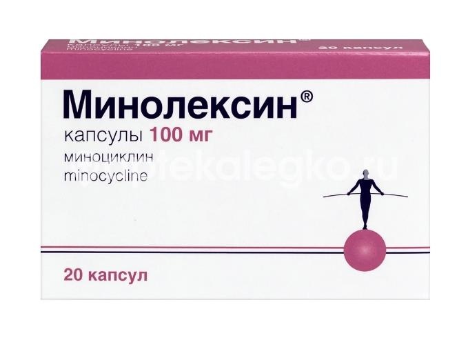 Минолексин 100мг. 20шт. капсулы Минолексин 100мг. 20шт. капсулы - 2