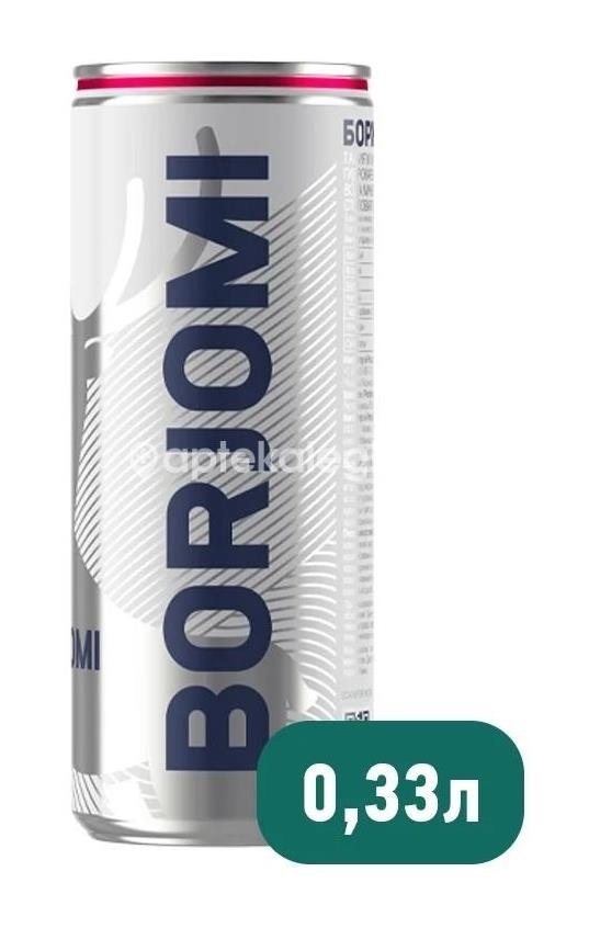 Изображение Боржоми вода минеральная  газированная  0,33л. банка БОРЖОМИ ВОДА МИНЕРАЛЬНАЯ  ГАЗИРОВАННАЯ  0,33Л. БАНКА