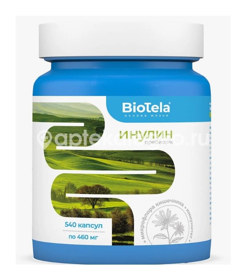 Биотела пребиотик инулин 540 шт. капсулы. Биотела пребиотик инулин 540 шт. капсулы. - 1