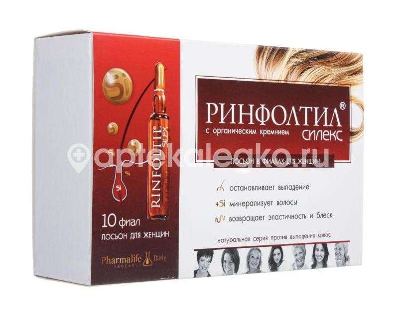 Ринфолтил силекс лосьон против выпадения волос женщин 100мл Ринфолтил силекс лосьон против выпадения волос женщин 100мл - 2