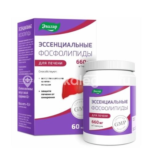 Эссенциальные фосфолипиды 60 шт капсулы./эвалар/ Эссенциальные фосфолипиды 60 шт капсулы./эвалар/ - 2