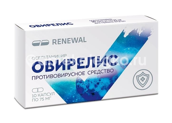 Овирелис реневал 75мг. 10шт. капсулы Овирелис реневал 75мг. 10шт. капсулы - 1