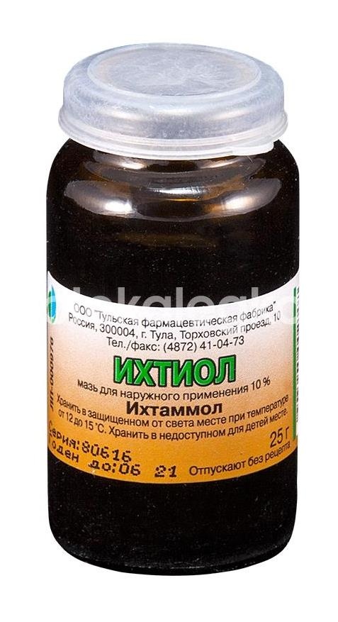 Ихтиоловая 10% 25г. мазь Ихтиоловая 10% 25г. мазь - 1