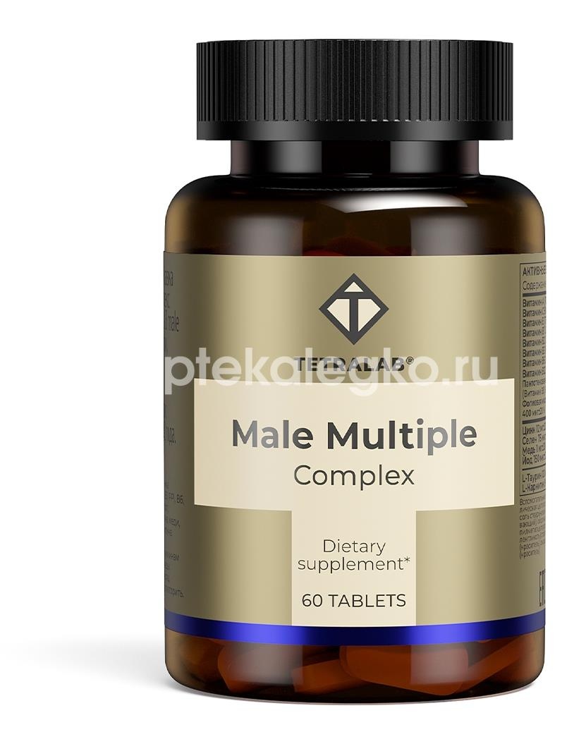 Изображение Tetralab витаминный комплекс для мужчин 60 шт таблетки TETRALAB ВИТАМИННЫЙ КОМПЛЕКС ДЛЯ МУЖЧИН 60 ШТ ТАБЛЕТКИ КВАДРАТ-С ООО