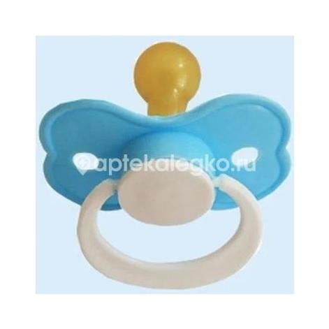 Бусинка пустышка латекс. круглая с кольцом 12 + мес. /арт.481/ Бусинка пустышка латекс. круглая с кольцом 12 + мес. /арт.481/ - 1