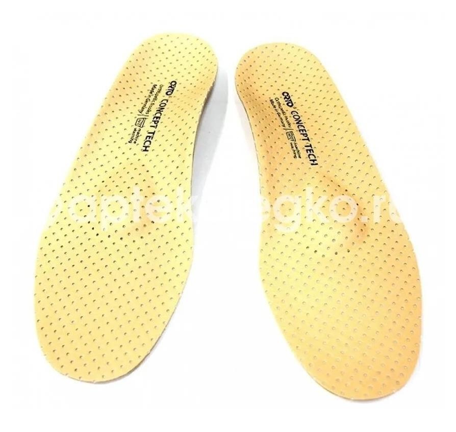 Орто стельки ортопед. п/жесткая основа кожа р.36 беж. /арт.concept/ Орто стельки ортопед. п/жесткая основа кожа р.36 беж. /арт.concept/ - 1