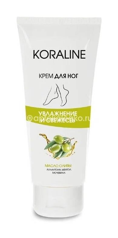 Кора крем для ног увлажение и свежесть 100мл Кора крем для ног увлажение и свежесть 100мл - 1