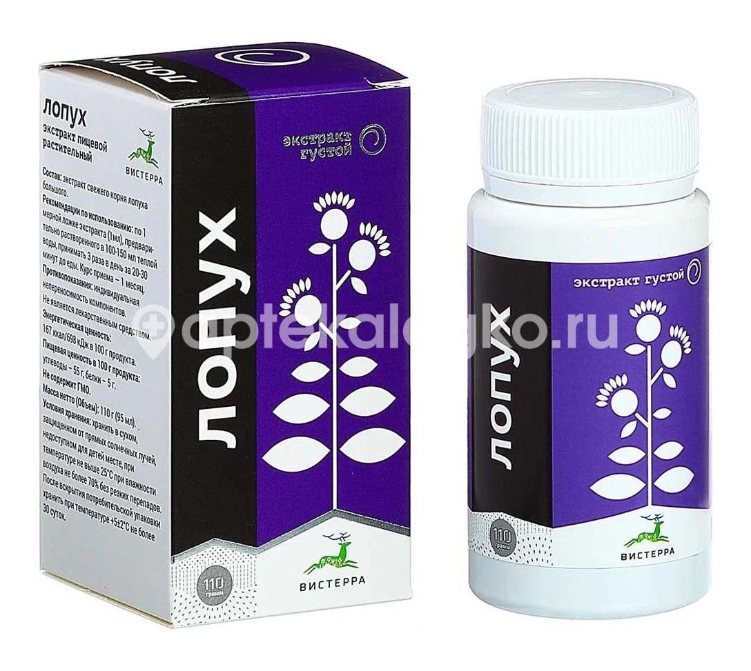 Вистерра лопух экстракт густой 110г. Вистерра лопух экстракт густой 110г. - 1