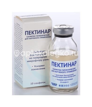 Пектинар салфетки гигиенические 10шт. Пектинар салфетки гигиенические 10шт. - 2