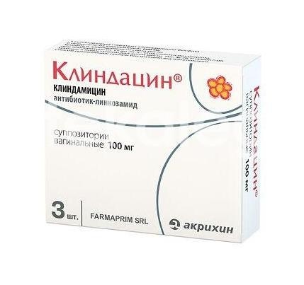 Клиндацин 100мг. 3шт. суппозитории вагинальные Клиндацин 100мг. 3шт. суппозитории вагинальные - 2