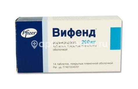Изображение Вифенд 200мг. №14 таб. /пфайзер/ ВИФЕНД 200МГ. №14 ТАБ. /ПФАЙЗЕР/ Heinrich Mack Nachf./Нижфарм