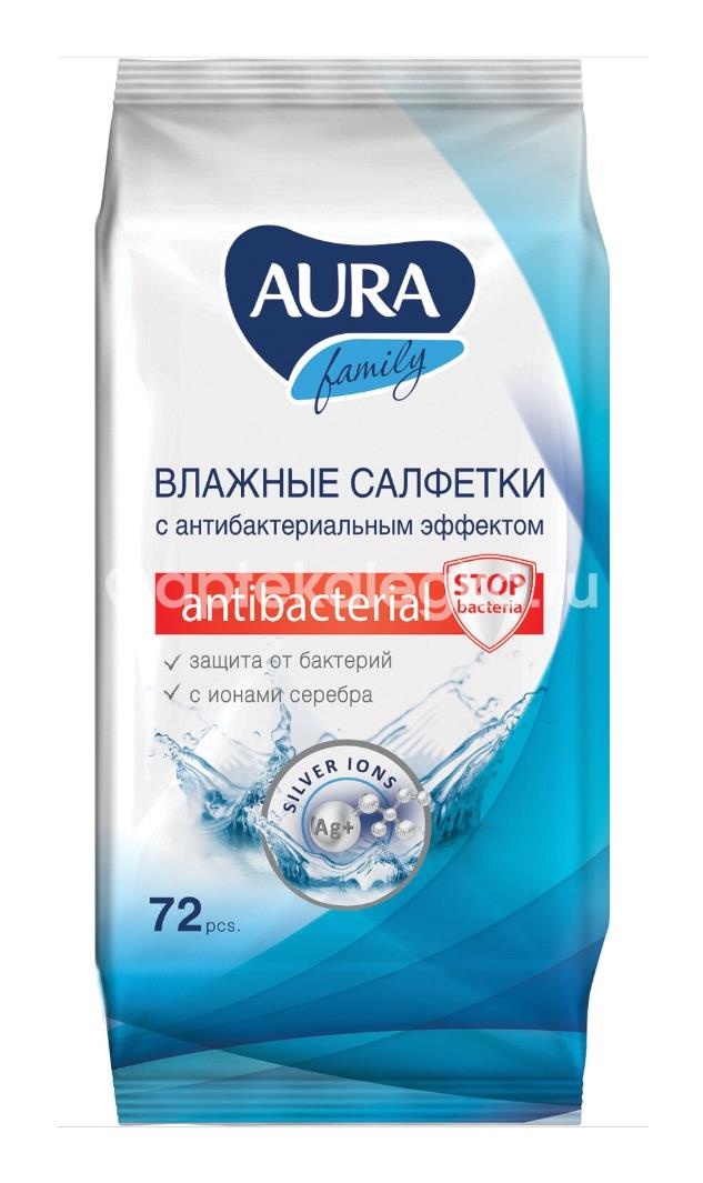 Изображение Aura салфетки влажные для всей семьи 72шт. /аура/ Aura салфетки влажные для всей семьи 72шт. /Аура/ GRINDSTONE ENTERPRISES LTD