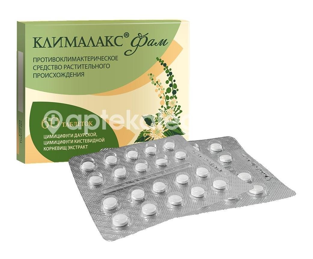 Изображение Клималакс фам 20мг. №60 таб. п/п/о КЛИМАЛАКС ФАМ 20МГ. №60 ТАБ. П/П/О ВИФИТЕХ ЗАО