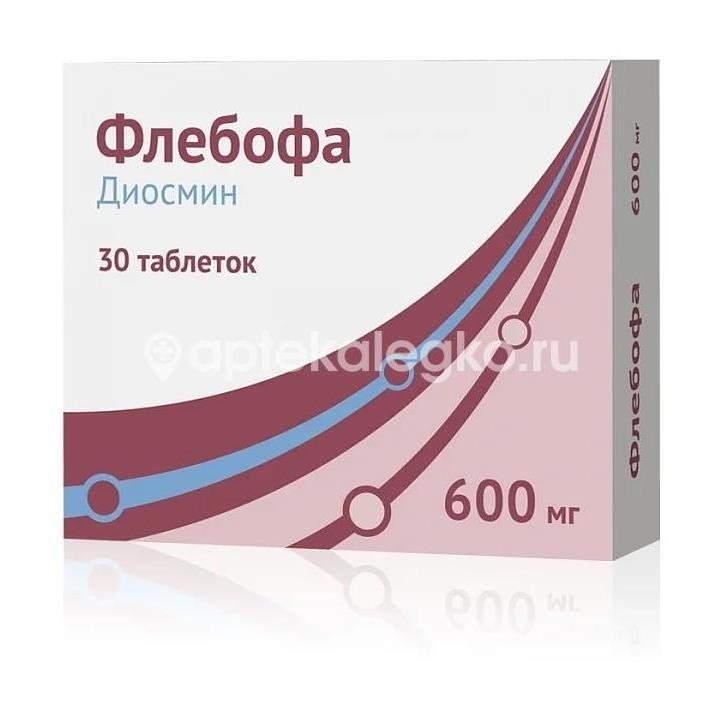 Изображение Флебофа 600мг. №30 + №30 таб. /озон/ ФЛЕБОФА 600МГ. №30 + №30 ТАБ. /ОЗОН/ ОЗОН ООО