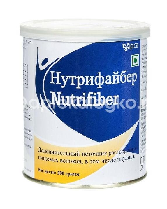 Нутрифайбер 200г. пор. для р - ра для приема внутрь банка Нутрифайбер 200г. пор. для р - ра для приема внутрь банка - 1
