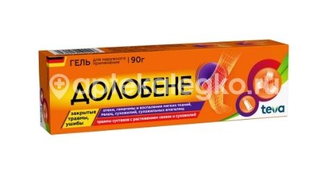 Долобене 1шт. гель для наружного применения 90г. туба Долобене 1шт. гель для наружного применения 90г. туба - 3