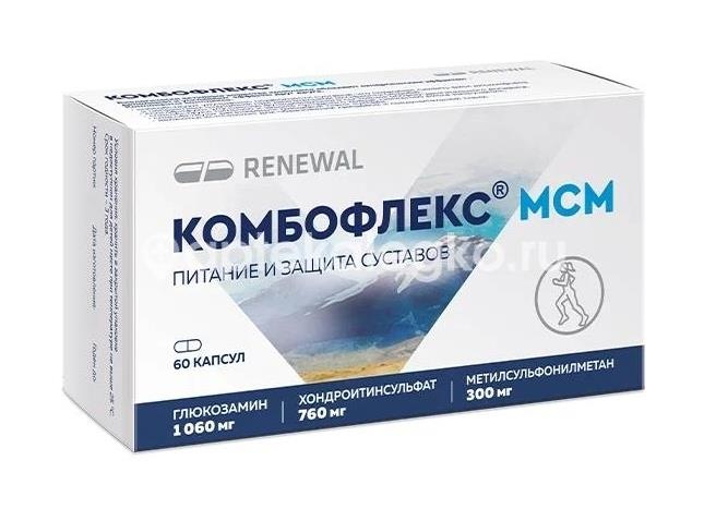 Изображение Комбофлекс мсм капсулы 60 шт. КОМБОФЛЕКС МСМ КАПСУЛЫ 60 ШТ. ОБНОВЛЕНИЕ ПФК