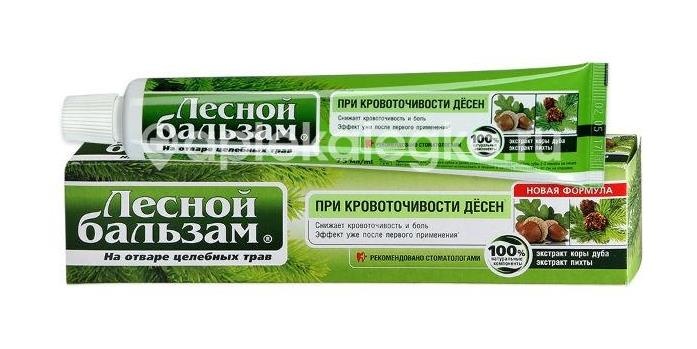 Лесной бальзам зуб.паста кора дуба + пихта 50мл. Лесной бальзам зуб.паста кора дуба + пихта 50мл. - 1