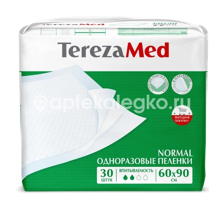 Terezamed пеленки normal 60х90см 30шт. Terezamed пеленки normal 60х90см 30шт. - 1